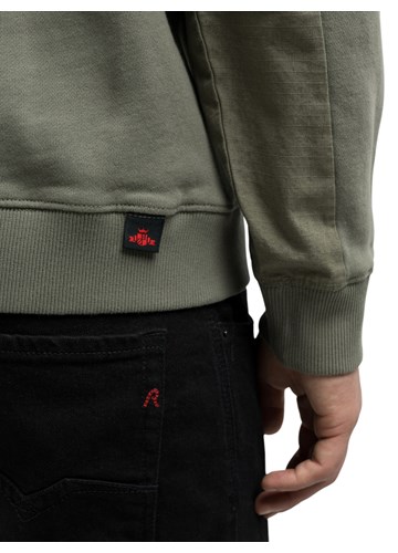 Replay ZELENI HOODIE S ISPISOM SLOVA NA RUKAVU - 5
