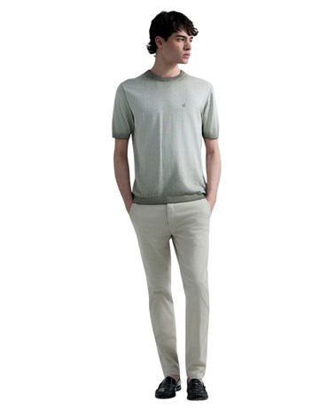 Replay zeleni pulover kratkih rukava s ombre efektom