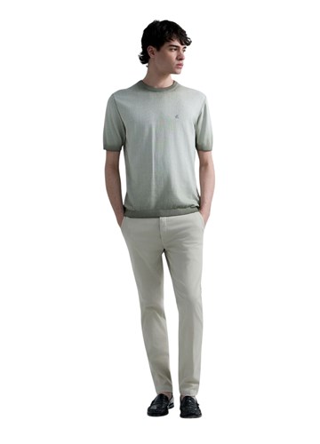 Replay ZELENI PULOVER KRATKIH RUKAVA S OMBRE EFEKTOM - 1