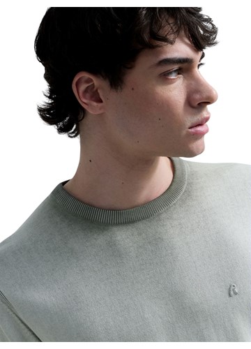 Replay ZELENI PULOVER KRATKIH RUKAVA S OMBRE EFEKTOM - 5