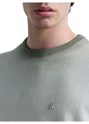 Replay ZELENI PULOVER KRATKIH RUKAVA S OMBRE EFEKTOM - 6