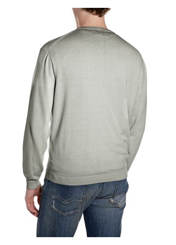 Replay ZELENI PULOVER S OMBRE EFEKTOM - 2