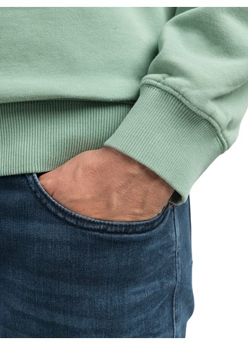 Replay ZELENI SWEATSHIRT S IZVEZENIM NATPISOM - 4