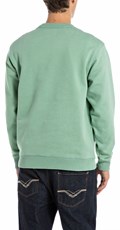 ZELENI SWEATSHIRT S IZVEZENIM NATPISOM - 2