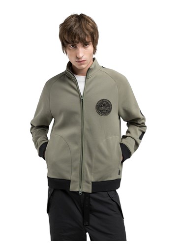 Replay ZELENI SWEATSHIRT S VISOKIM OVRATNIKOM I ZATVARAČEM - 4 Replay ZELENI SWEATSHIRT S VISOKIM OVRATNIKOM I ZATVARAČEM - 4