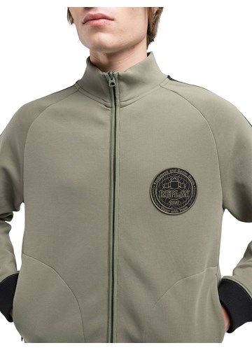 Replay ZELENI SWEATSHIRT S VISOKIM OVRATNIKOM I ZATVARAČEM - 6 Replay ZELENI SWEATSHIRT S VISOKIM OVRATNIKOM I ZATVARAČEM - 6