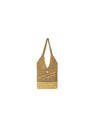 Replay ZLATNA SHOPPER TORBA OD MREŽASTOG PAMUKA I METALNIH DETALJA - 1
