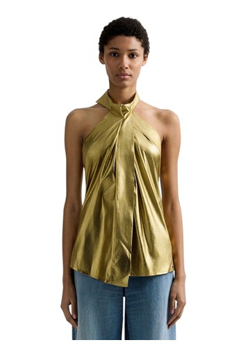 Replay ZLATNI ASIMETRIČNI LAMINIRANI TOP - 2