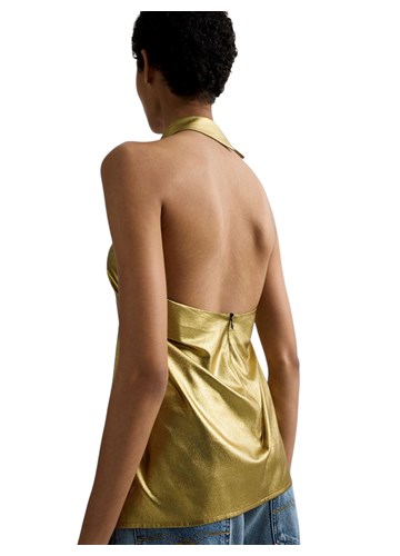 Replay ZLATNI ASIMETRIČNI LAMINIRANI TOP - 5