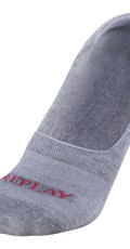 Tri para sivih muških čarapa/stopalica s natpisom REPLAY