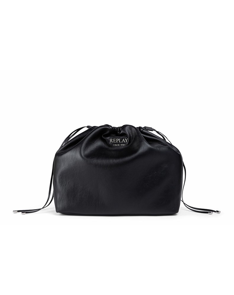 Replay ŽUTA SHOPPER TORBA S PERFORIRANIM LOGOTIPOM I UNUTRAŠNJOM TORBICOM - 5