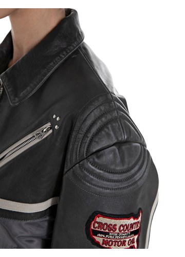 Replay ŽENSKA KOŽNA MOTORISTIČKA JAKNA - 5