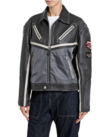 Replay ženska kožna motoristička jakna