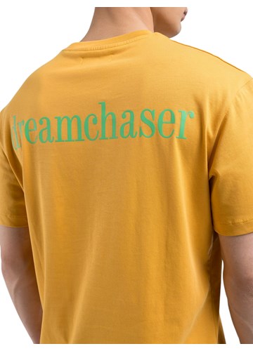 Replay ŽUTA MAJICA S NATPISOM DREAMCHASER NA LEĐIMA - 4 Replay ŽUTA MAJICA S NATPISOM DREAMCHASER NA LEĐIMA - 4