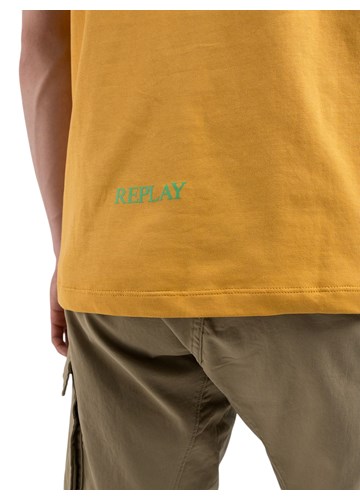 Replay ŽUTA MAJICA S NATPISOM DREAMCHASER NA LEĐIMA - 5 Replay ŽUTA MAJICA S NATPISOM DREAMCHASER NA LEĐIMA - 5