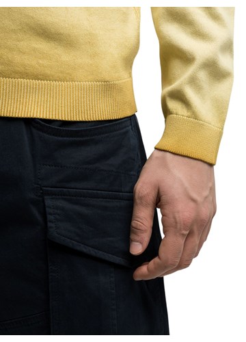 Replay ŽUTI PAMUČNI PULOVER S OMBRE EFEKTOM - 6