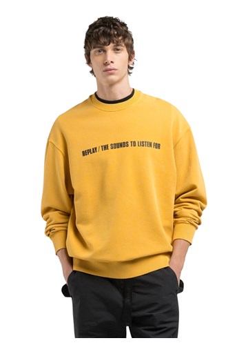 Replay ŽUTI REPLAY SOUNDS SWEATSHIRT  - 1