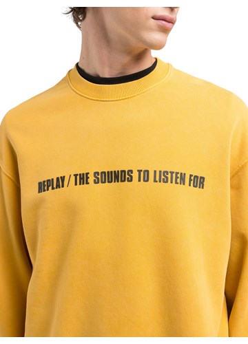 Replay ŽUTI REPLAY SOUNDS SWEATSHIRT  - 4