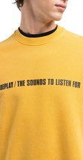 ŽUTI REPLAY SOUNDS SWEATSHIRT  - 4